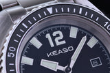 ★Black Friday★KEASO 39mm Quartz Diver Men Watch